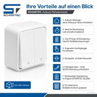 Schartec Rolladentaster Aufputz – Wandtaster...