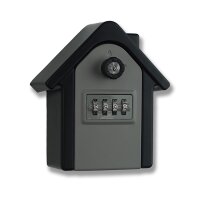 SCHARTEC Schlüsseltresor mit Zahlencode im Häuschen-Look – Schlüsselbox