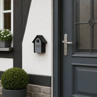 SCHARTEC Schlüsseltresor mit Zahlencode im Häuschen-Look – Schlüsselbox