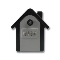 SCHARTEC Schlüsseltresor mit Zahlencode im Häuschen-Look – Schlüsselbox