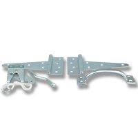 Gartentor Beschlag-Set silber – Torfalle,...