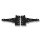 Gartentor Beschlag-Set schwarz – Torfalle & T-Scharniere in Classic Design