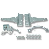 Gartentor Beschlag-Set silber – Torfalle &...