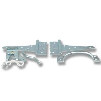 Gartentor Beschlag-Set silber – Torfalle &...