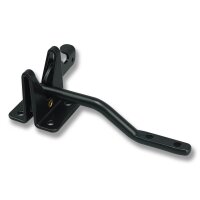 Gartentorfalle ST172009 – Stahl schwarz, für Zaun- & Gartentore, inkl. Montagematerial