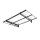Schartec Aluminium-Vordach P1400 | 1400 x 900 mm