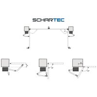 Schartec Drehtorantrieb Gelenkarm Arcus 250 2-flügelig
