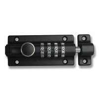 2 x Schartec Türriegel mit Zahlencode – Mechanisches Riegelschloss
