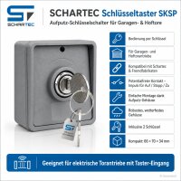 SCHARTEC Schlüsseltaster SKSP Aufputz