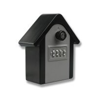 2er Set SCHARTEC Schlüsseltresor mit Zahlencode im Häuschen-Look – Schlüsselbox