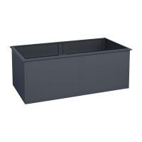 Hochbeet Metall Anthrazit 200x100x77 cm – Schartec...