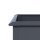 Hochbeet Metall Anthrazit 200x100x77 cm – Schartec SHB2A mit Schneckenkante