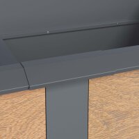 Hochbeet Metall Holzoptik 200x100x77 cm – Schartec SHB2H UV-beständig