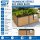 Hochbeet Metall Holzoptik 200 x 100 x 77 cm – Schartec SHB2H UV-beständig