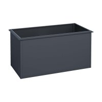 Hochbeet Metall Anthrazit 150x75x77 cm – Schartec...
