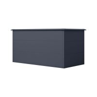 Hochbeet Metall Anthrazit 150x75x77 cm – Schartec SHB1A mit Schneckenkante