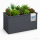 Hochbeet Metall Anthrazit 150 x 75 x 77 cm – Schartec SHB1A mit Schneckenkante