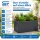 Hochbeet Metall Anthrazit 150 x 75 x 77 cm – Schartec SHB1A mit Schneckenkante