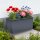 Hochbeet Metall Anthrazit 150x75x77 cm – Schartec SHB1A mit Schneckenkante