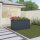 Hochbeet Metall Anthrazit 150x75x77 cm – Schartec SHB1A mit Schneckenkante