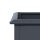 Hochbeet Metall Anthrazit 150x75x77 cm – Schartec SHB1A mit Schneckenkante