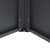 Hochbeet Metall Holzoptik 150x75x77 cm – Schartec SHB1H UV-beständig