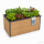 Hochbeet Metall Holzoptik 150 x 75 x 77 cm – Schartec SHB1H UV-beständig