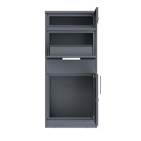 Schartec Paketbox PB2 in Anthrazit mit Beleuchtung (Solar)