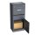 Schartec Paketbox PB2 in Anthrazit mit Beleuchtung (Solar)