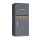 Schartec Paketbox PB2 in Anthrazit mit Beleuchtung (Solar)
