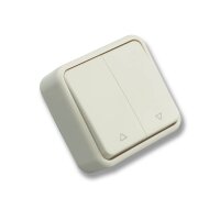 2er-Set Schartec Rolladentaster Aufputz – Wandtaster für Rollladenmotoren