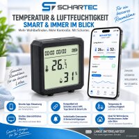 2 x WLAN Temperatur & Luftfeuchtigkeitssensor –...