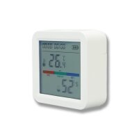 2 x WLAN Temperatur & Luftfeuchtigkeitssensor mit Hintergrundbeleuchtung – Smartes Hygrometer & Thermometer